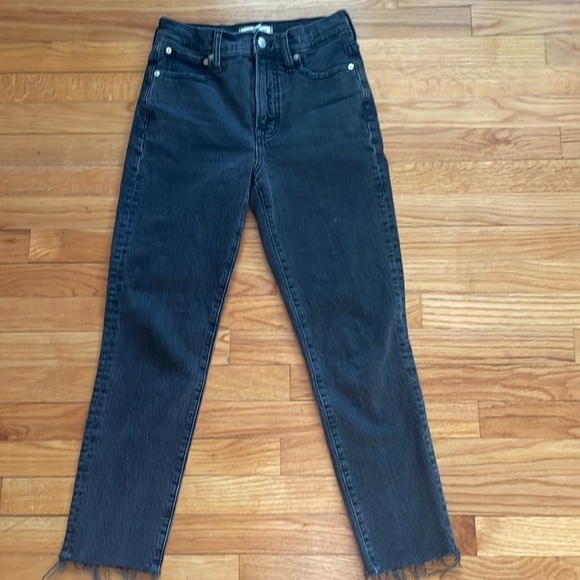 MADEWELL Perfect Vintage Straight Leg Jean in Lunar Wash 25 - Picture 2 of 8